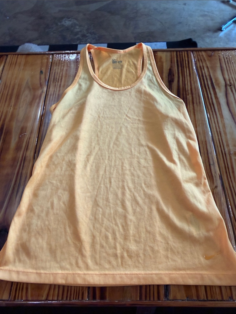 Nike Orange Racerback Training Tank